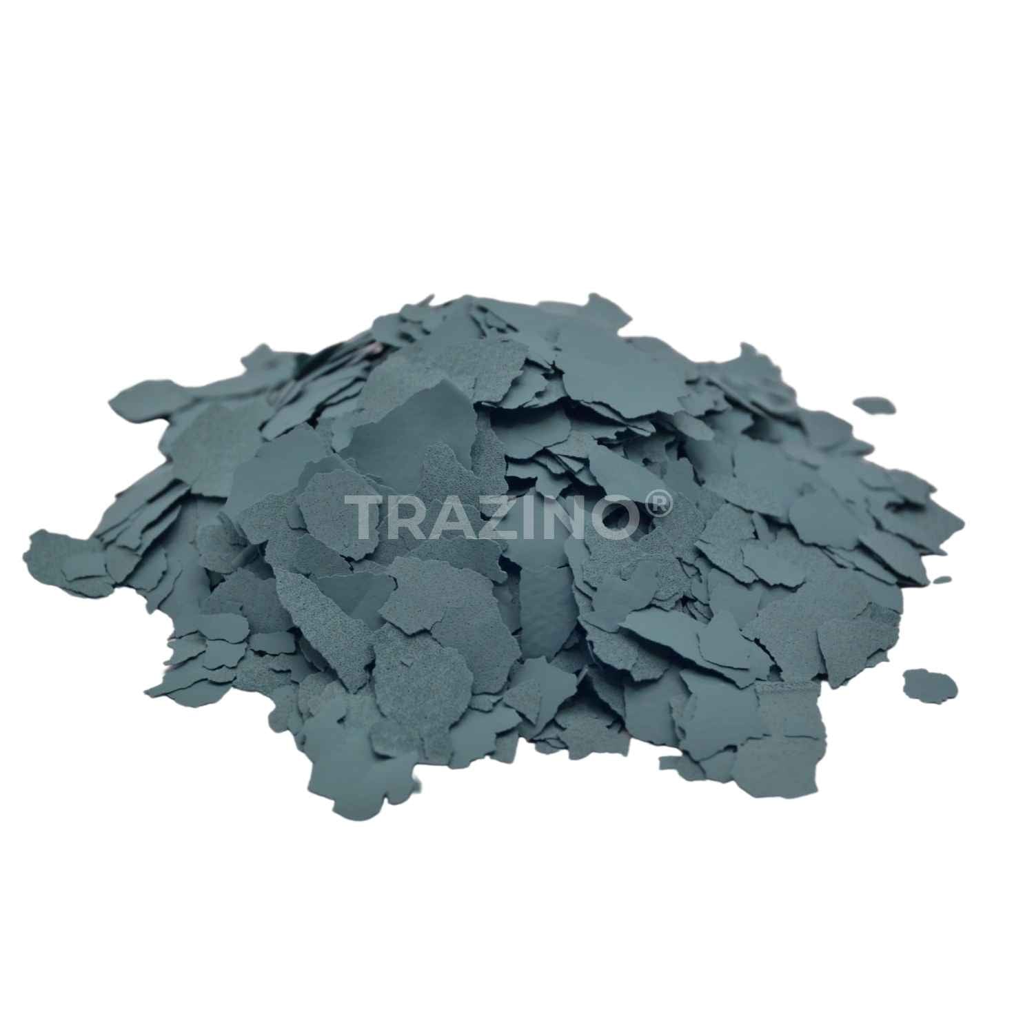 Trazino® Farbchips in Taubenblau zum Einstreuen für Beschichtungen Trazino® Farbchips in Taubenblau zum Einstreuen für Beschichtungen